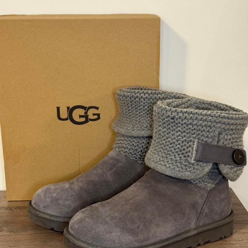 ugg gray knit cuff